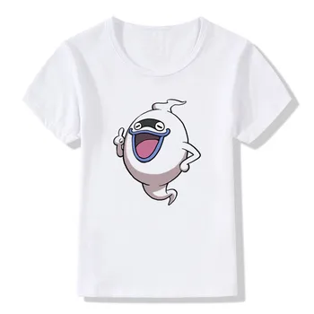 2020 Børn Print Yo Kai Se Logo Spøgelser T-Shirt med O-Hals, Korte Ærmer Børn, Dreng&Pige Anime Tegnefilm Sjove Top Tee Tshirt ooo606
