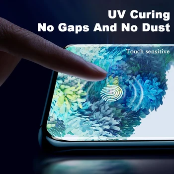 Arvin UV-Hærdet Glas til Samsung S20 Plus S20 Ultra skærmbeskyttelse Fuld Overfladen Dækning Hærdet Glas