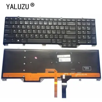 OS Layout Tastatur TIL Dell Alienware 17 R1 17 R2 17 R3 M17 R1 M17 R2 M17 R3 Med baggrundslys