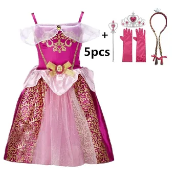 2020 Skønhed Kjoler for Piger Kjole Prinsesse Summer Carnival Cosplay Party Kjoler Børn Kostume til foto-shoot 2-10 År
