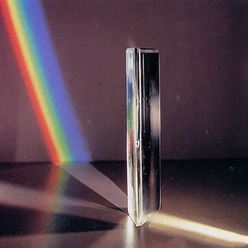 1stk Optisk Glas Højre Vinkel Afspejler Tresidet Prisme Til Undervisning Lys Spektrum Rainbow prisme