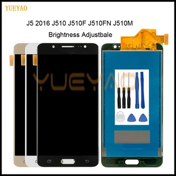 Kan justere lysstyrken på LCD-For Samsung Galaxy J5 2016 J510 J510F J510M J510Y J510G LCD-Skærm Touch screen Digitizer Assembly