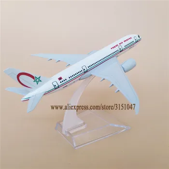 16cm Royal Air Maroc Airlines Boeing 787 B787 Fly Model Legeret Metal Diecast Model Fly Fly Airways Børn Gave