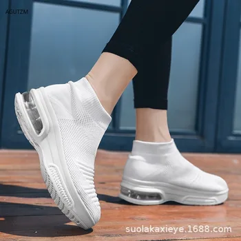 Sokker-sko, Mode Kvinder Vulcanize Sko Platform Sneakers Designer Dame Platform Sneakers Casual Undervisere Kvinder Far Sko